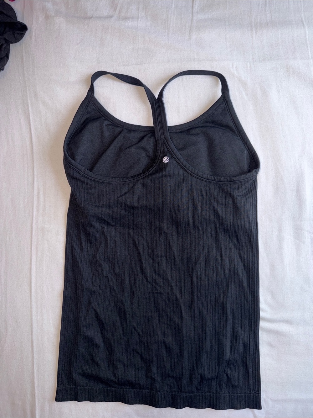 CRZ YOGA Black Racerback Tank Top - Picture 2 of 2